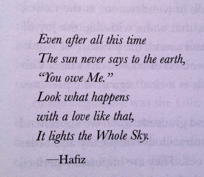 love is all there is hafiz love quote July 30 2016